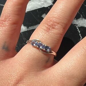 Tanzanite Sterling Silver Ring